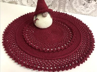crochet December Mandala free pattern