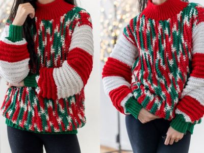 crochet EASY Christmas Sweater pattern
