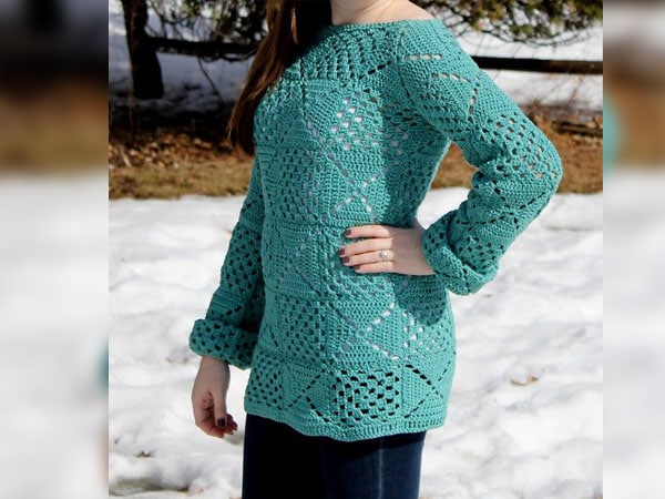 The Ginny Granny Square Tunic