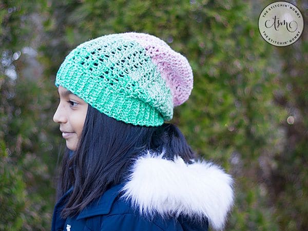 crochet Equilibrium Slouch Hat free pattern