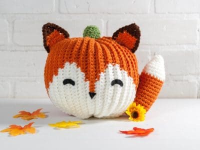 crochet Fox Pumpkin free pattern
