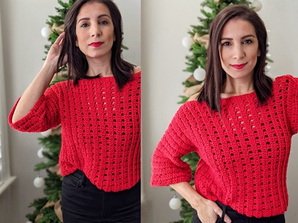 crochet Paint The Town Sweater free pattern