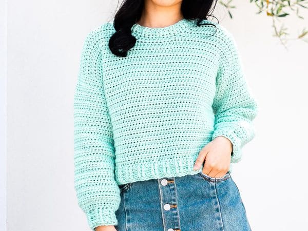 crochet Someday Sweater free pattern