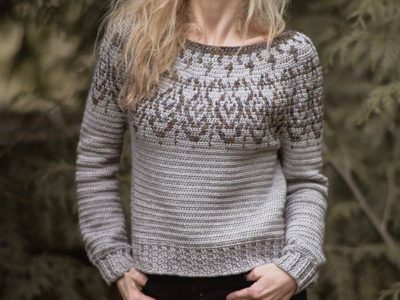 crochet The Night Story Sweater easy pattern