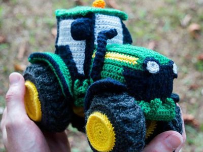 crochet Toota Tractor easy pattern