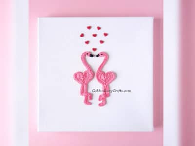 Flamingo Love Wall Art