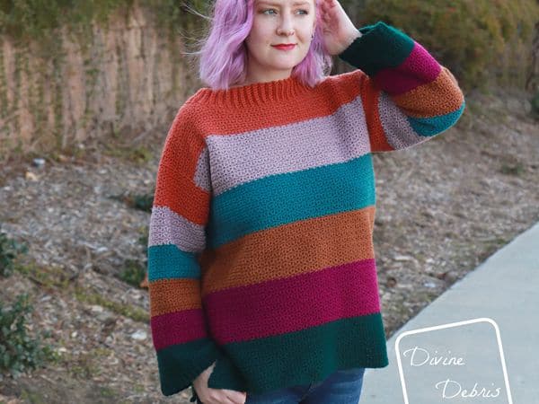 crochet Amelia Pullover free pattern