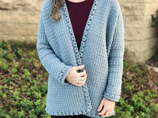 crochet Becky Cardigan free pattern