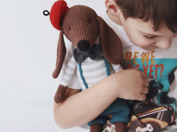 crochet Charli Dog easy pattern