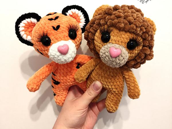 crochet Cute small amigurumi Lion free pattern