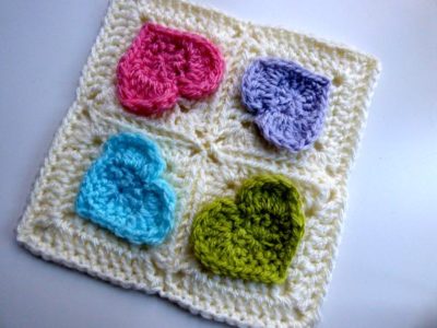 crochet Grannys Valentine free pattern