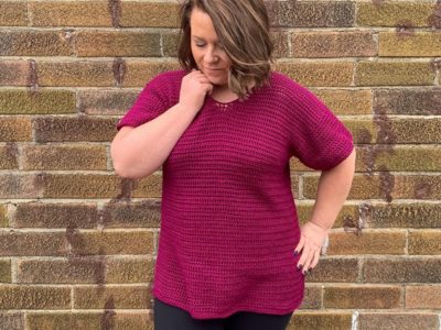 crochet Ollie Tunic free pattern