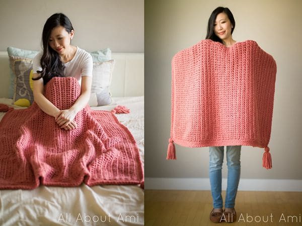 crochet Willow Blanket free pattern
