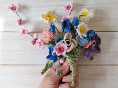 Crochet Spring Flowers free pattern