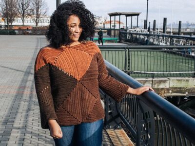 crochet Salt Lake Sweater free pattern