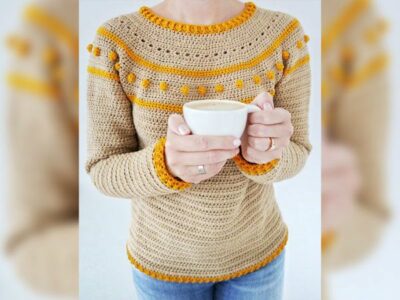 crochet Sunrise Sweater easy pattern