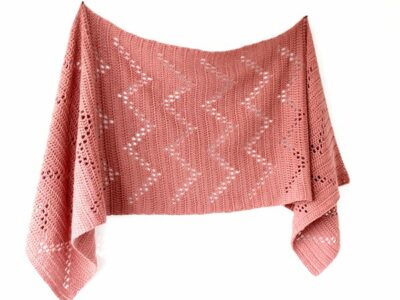 crochet Devon Sideways Shawl free pattern