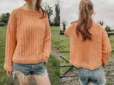crochet Juniper Sweater free pattern