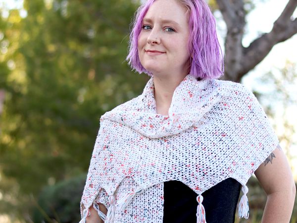 crochet Lois Shawl free pattern