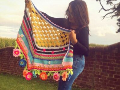 crochet Summer Love Shawl easy pattern