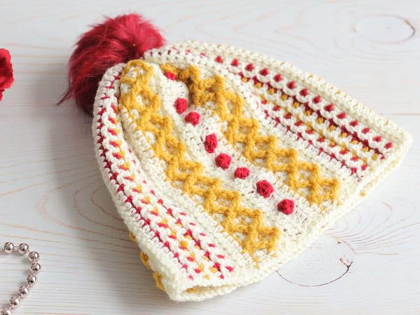 Textured Crochet Hat free pattern