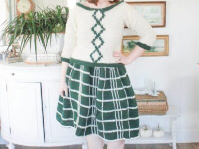 crochet Your Everyday Plaid Skirt free pattern