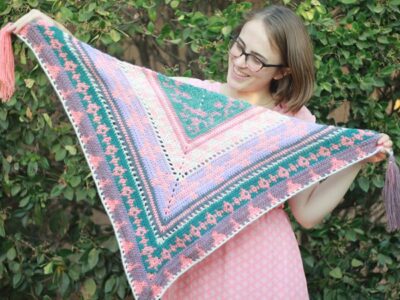 crochet Happily Ever After Shawl free pattern