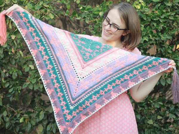 crochet Happily Ever After Shawl free pattern
