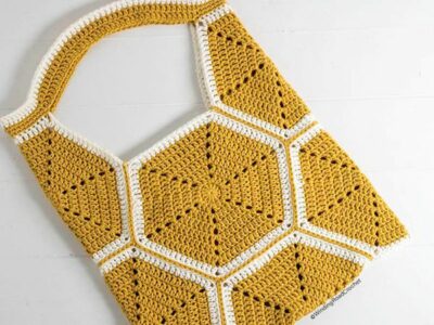 crochet Hexagon Tote Bag free pattern