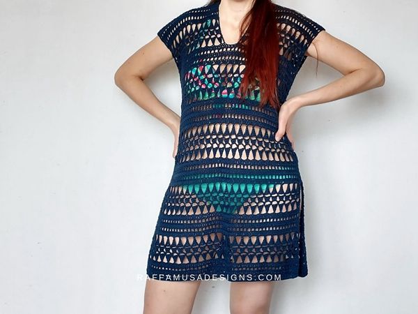 crochet Summer Beach Cover Up free pattern