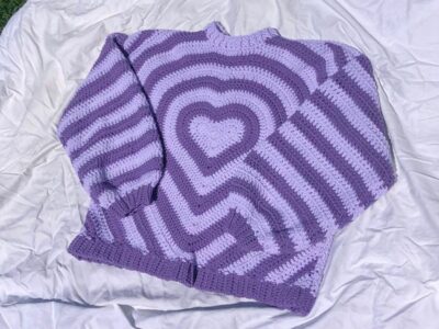 crochet The Valentina Sweater easy pattern