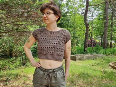 crochet Tuesday Crop Top free pattern