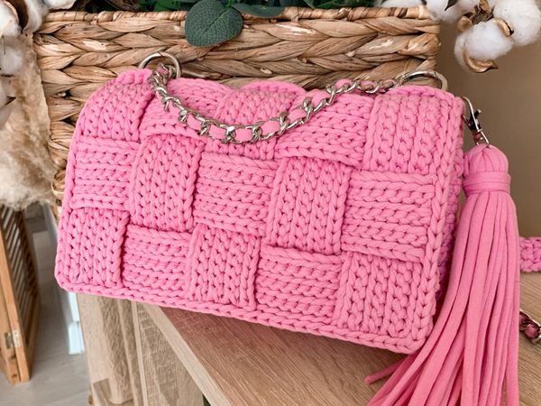 crochet Bottega Veneta Handbag easy pattern