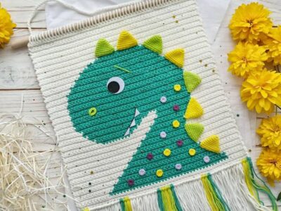 crochet Dinosaur Nursery Decor easy pattern