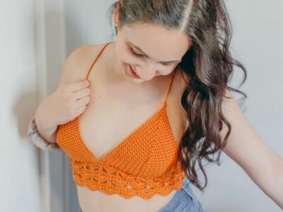 crochet Heatherette Bralette free pattern
