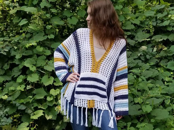 crochet Summer Staple Sweater free pattern