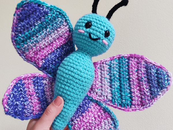 crochet BRIA THE BUTTERFLY free pattern