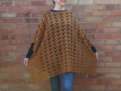 crochet Bella Poncho free pattern