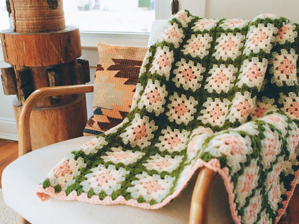 crochet Perham Afghan free pattern