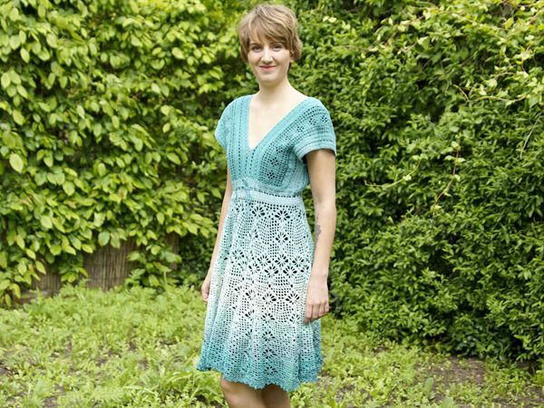 crochet Bohemian Dress easy pattern