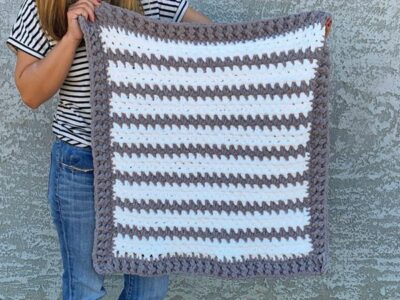 crochet Braydon Baby Blanket free pattern