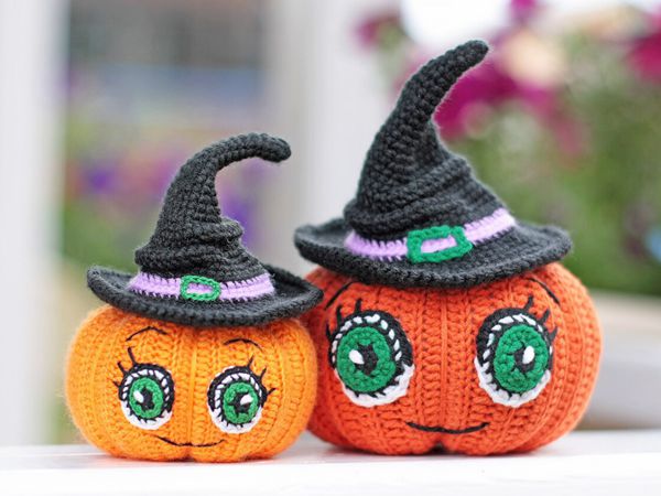crochet Halloween Pumpkin Decor easy pattern