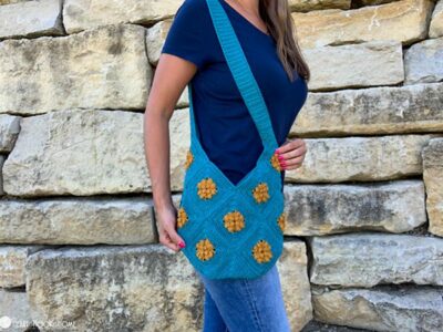 crochet Marigold Sling Bag free pattern