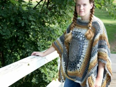 crochet A Walk in the Woods Poncho easy pattern