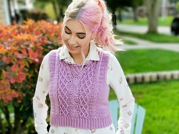 Alice Cabled Vest