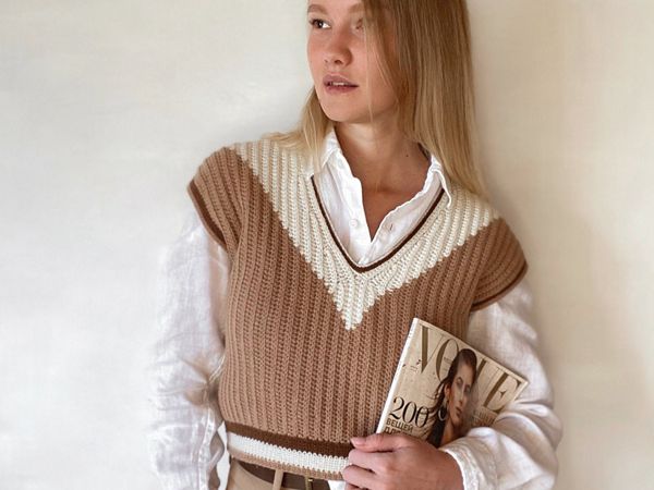 crochet Davina Vest easy pattern