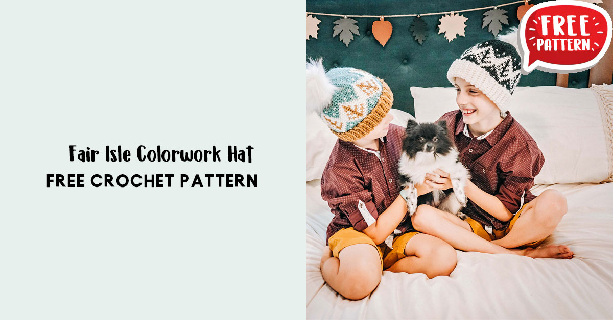 Fair Isle Colorwork Hat Share a Pattern