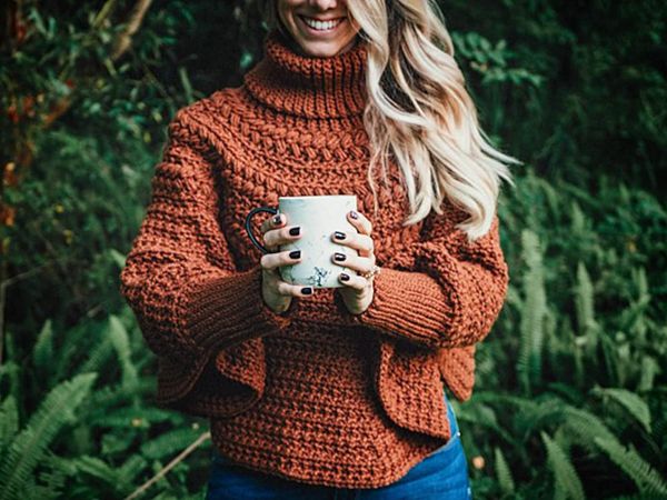 crochet Macchiato Poncho easy pattern