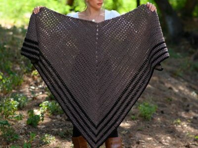 crochet Outlander Shawl free pattern