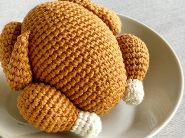 crochet Roasted Turkey easy pattern